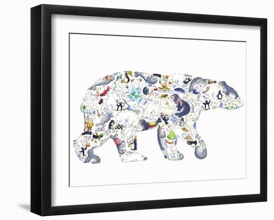 Polar Bear-Louise Tate-Framed Giclee Print