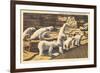 Polar Bears in Zoo, Detroit, Michigan-null-Framed Premium Giclee Print