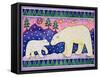 Polar Bears-Cathy Baxter-Framed Stretched Canvas