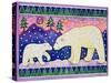 Polar Bears-Cathy Baxter-Stretched Canvas