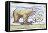 Polar Bears-null-Framed Stretched Canvas