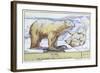 Polar Bears-null-Framed Art Print