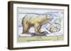 Polar Bears-null-Framed Art Print