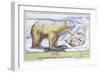 Polar Bears-null-Framed Art Print