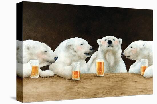 Polar Beers-Will Bullas-Stretched Canvas