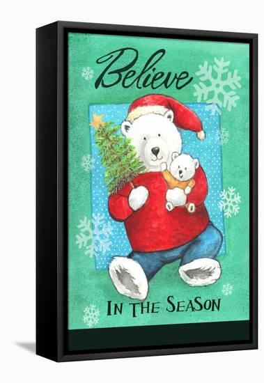 Polar Believe-Melinda Hipsher-Framed Stretched Canvas