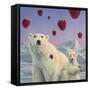 Polar Berries-W Johnson James-Framed Stretched Canvas