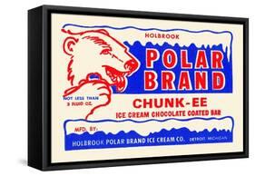 Polar Brand Chunk-Ee Ice Cream Chocolate Coated Bar-null-Framed Stretched Canvas