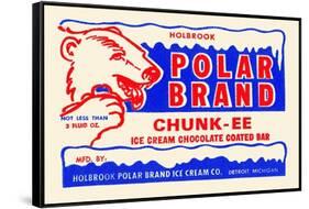 Polar Brand Chunk-Ee Ice Cream Chocolate Coated Bar-null-Framed Stretched Canvas