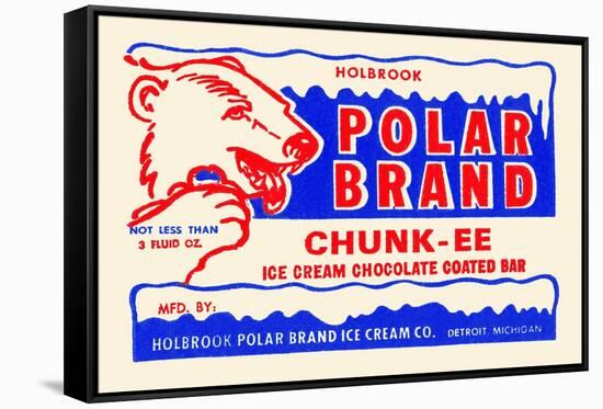 Polar Brand Chunk-Ee Ice Cream Chocolate Coated Bar-null-Framed Stretched Canvas