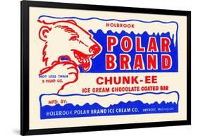 Polar Brand Chunk-Ee Ice Cream Chocolate Coated Bar-null-Framed Art Print