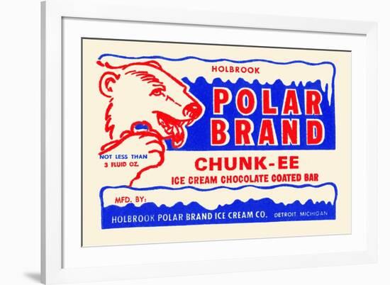 Polar Brand Chunk-Ee Ice Cream Chocolate Coated Bar-null-Framed Premium Giclee Print