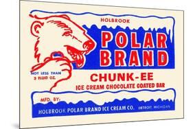 Polar Brand Chunk-Ee Ice Cream Chocolate Coated Bar-null-Mounted Premium Giclee Print