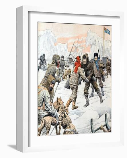 Polar Explorer Otto Nordenskiöld Antarctic Expedition (1901-1904)-null-Framed Giclee Print