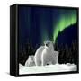 Polar Family 002-Clare Davis London-Framed Stretched Canvas