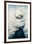 Polar Fox Spirit-Paula Belle Flores-Framed Art Print