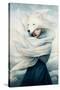 Polar Fox Spirit-Paula Belle Flores-Stretched Canvas