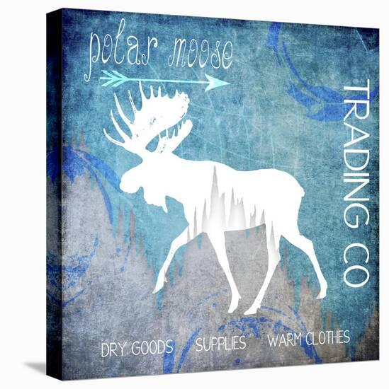 Polar Ice Moose-LightBoxJournal-Stretched Canvas