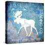 Polar Ice Moose-LightBoxJournal-Stretched Canvas