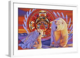 Polar Legends 2-Graeme Stevenson-Framed Giclee Print