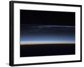 Polar Mesospheric Clouds-Stocktrek Images-Framed Photographic Print