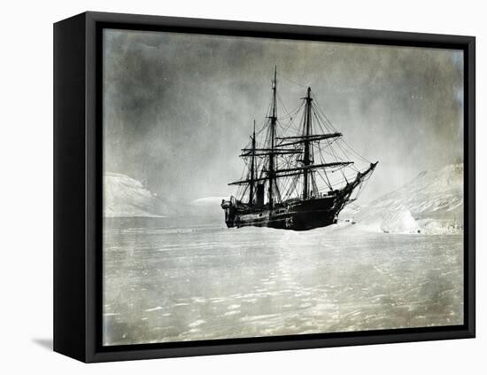 Polar Ship "America", Christmas Night, 1901-Science Source-Framed Stretched Canvas