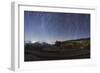 Polar Star Trails Above Honghe Hani Rice Terraces in Southwest China-Stocktrek Images-Framed Photographic Print