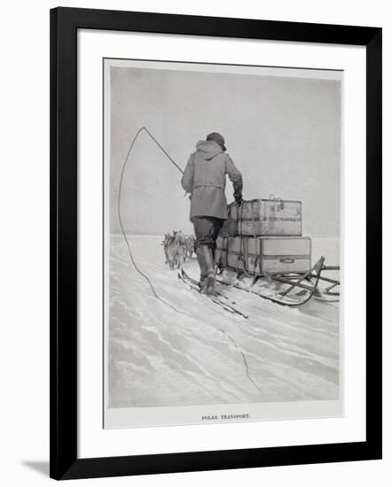 Polar Transport-Roald Amundsen-Framed Giclee Print