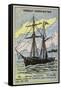 Polaris, Ship of Charles Francis Hall's American Expedition to the North Pole, 1871-1872-null-Framed Stretched Canvas