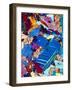 Polarised LM of a Thin Section of Gabbro Rock-PASIEKA-Framed Photographic Print