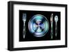 Polarization - Fork and Spoon and Plate-zdekubik-Framed Photographic Print