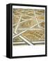 Polaroid Image of Geometric Patterns in Paving at Mausoleum of Mohammed V, Rabat, Morocco-Lee Frost-Framed Stretched Canvas