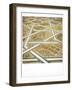 Polaroid Image of Geometric Patterns in Paving at Mausoleum of Mohammed V, Rabat, Morocco-Lee Frost-Framed Photographic Print