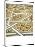 Polaroid Image of Geometric Patterns in Paving at Mausoleum of Mohammed V, Rabat, Morocco-Lee Frost-Mounted Photographic Print