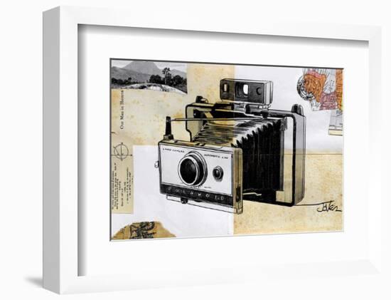 Polaroid Land Camera-Loui Jover-Framed Art Print