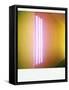 Polaroid of Colourful Stripes Created by Coloured Fluorescent Tubes-Lee Frost-Framed Stretched Canvas