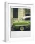 Polaroid of Profile of Green Classic American Car Parked on Street, Vinales, Cuba, West Indies-Lee Frost-Framed Photographic Print