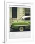Polaroid of Profile of Green Classic American Car Parked on Street, Vinales, Cuba, West Indies-Lee Frost-Framed Photographic Print