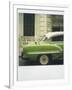 Polaroid of Profile of Green Classic American Car Parked on Street, Vinales, Cuba, West Indies-Lee Frost-Framed Photographic Print