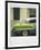 Polaroid of Profile of Green Classic American Car Parked on Street, Vinales, Cuba, West Indies-Lee Frost-Framed Photographic Print