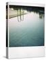 Polaroid of Swimming Pool with Reflections, Fez, Morocco, North Africa, Africa-Lee Frost-Stretched Canvas