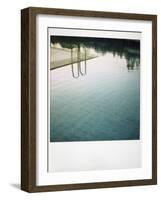 Polaroid of Swimming Pool with Reflections, Fez, Morocco, North Africa, Africa-Lee Frost-Framed Photographic Print