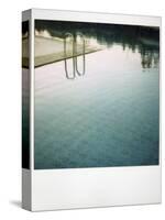 Polaroid of Swimming Pool with Reflections, Fez, Morocco, North Africa, Africa-Lee Frost-Stretched Canvas