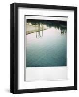 Polaroid of Swimming Pool with Reflections, Fez, Morocco, North Africa, Africa-Lee Frost-Framed Premium Photographic Print