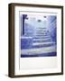 Polaroid of Traditional Bluewashed Steps, Chefchaouen, Morocco, North Africa, Africa-Lee Frost-Framed Photographic Print