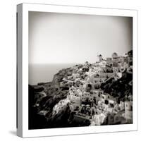 Polaroid of View of the Village of Oia, Santorini, Cyclades, Greek Islands, Greece, Europe-Lee Frost-Stretched Canvas