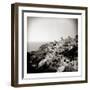 Polaroid of View of the Village of Oia, Santorini, Cyclades, Greek Islands, Greece, Europe-Lee Frost-Framed Photographic Print