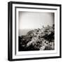 Polaroid of View of the Village of Oia, Santorini, Cyclades, Greek Islands, Greece, Europe-Lee Frost-Framed Photographic Print