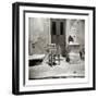 Polaroid, Oia, Santorini, Cyclades, Greek Islands, Greece-Lee Frost-Framed Photographic Print