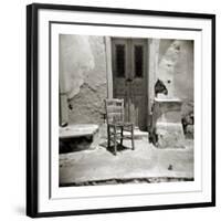 Polaroid, Oia, Santorini, Cyclades, Greek Islands, Greece-Lee Frost-Framed Photographic Print